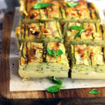 Farinata alta con zucchine