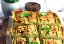 Farinata alta con zucchine