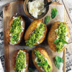Patate ripiene di zucchine