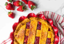 pie di fragole