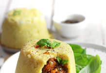 Sformatino di patate e ragù vegetariano