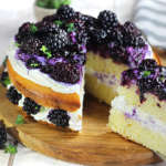 Torta ricotta, more e limone