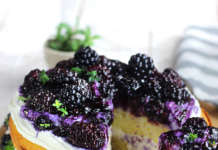 Torta ricotta, more e limone