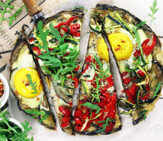 Tortino di melanzane e uova