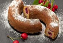 Ciambella integrale alle ciliegie
