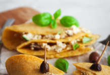 Crespelle di ceci e ricotta