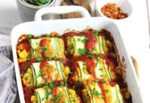 Enchiladas vegan di zucchine