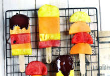 Idea dessert di frutta fresca