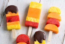 Idea dessert di frutta - gelato stecco