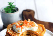 Pancakes vegan con carote