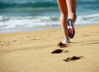 allenarsi in spiaggia