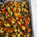Patate, carote e zucchine al forno