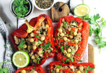 Peperoni ripieni di quinoa