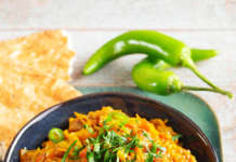 Salsa piccante di melanzane arrosto