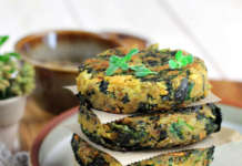 Burger di cavolo nero senza glutine