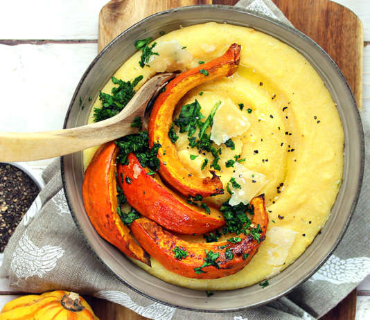 Polenta con zucca