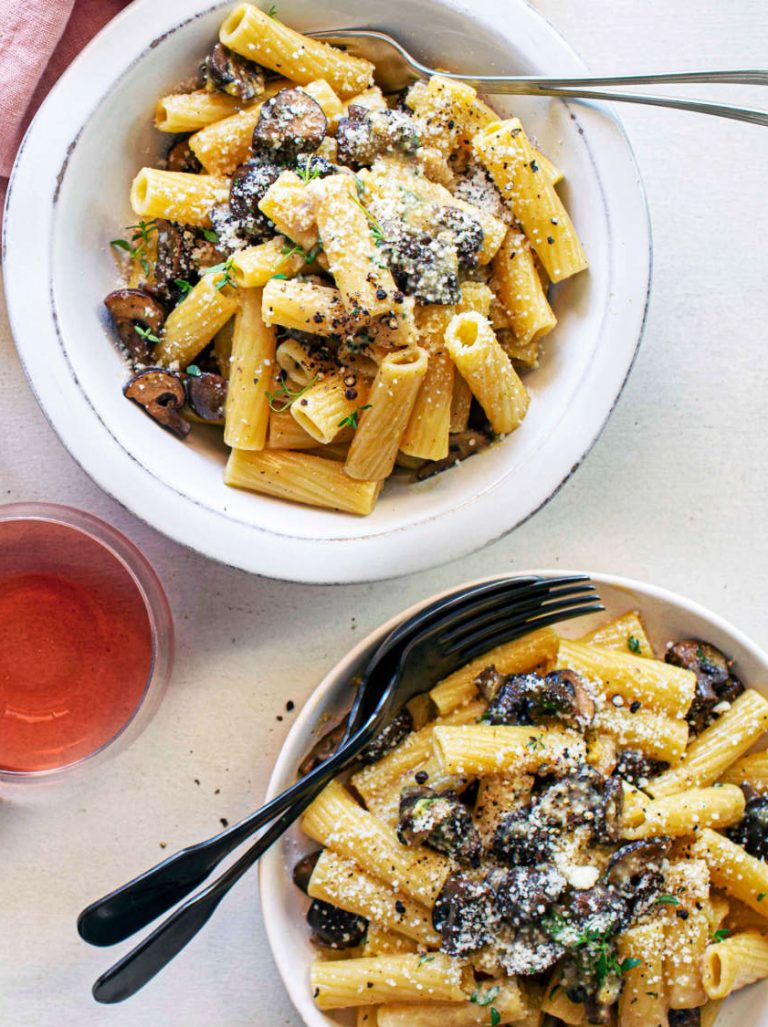 Tortiglioni alla carbonara