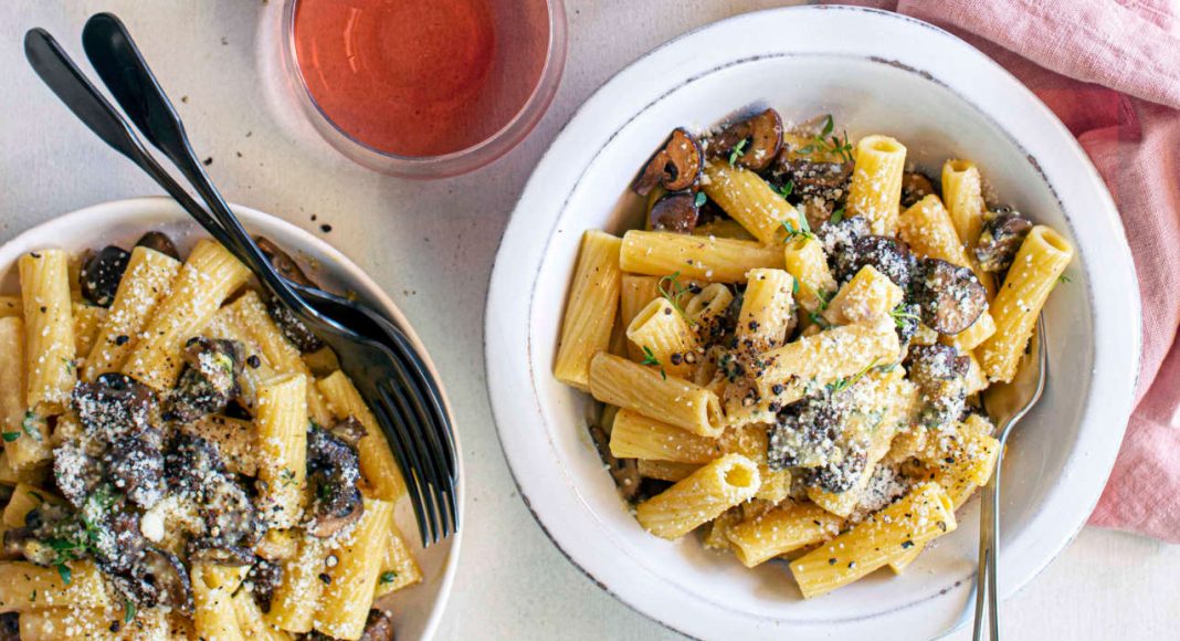 Tortiglioni alla carbonara