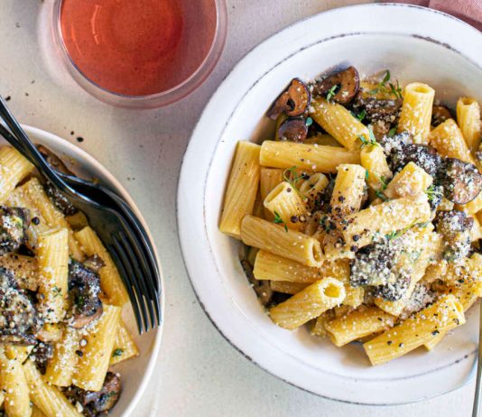 Tortiglioni alla carbonara