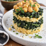 Tortino di ceci e cavolo nero