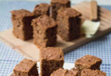 Cornbread integrale banana e cacao