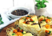 Torta salata di quinoa con cavolfiore