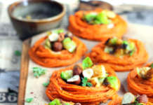 Cestini di zucca e cavolini