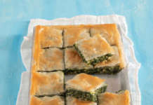 Torta salata greca di spinaci e feta