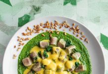 Gnocchetti di castagne con salsa bicolore