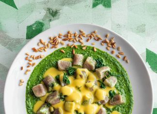 Gnocchetti di castagne con salsa bicolore