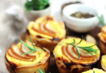 Mini quiche caprino e pere