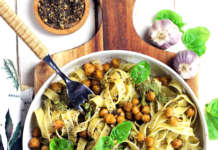 Pesto di basilico e ceci