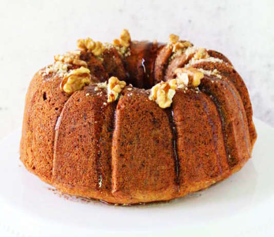 Torta alle mele, noci e cannella