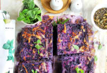 Tortino di cavolo rosso