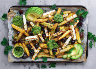 Patatine e feta chips