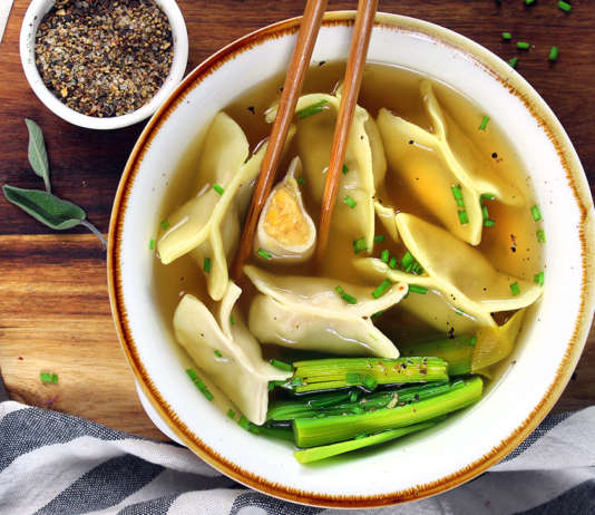 Ravioli vegan con chiusura facile