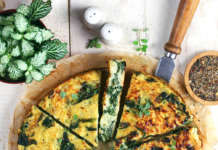 Tortino di cavolfiore e spinaci