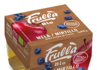 Frutta bi-gusto: mela e mirtillo