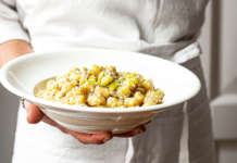 gnocchetti di patate con pesto di sedano