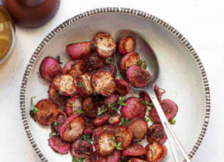 Ravanelli arrosto al timo fresco