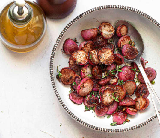 Ravanelli arrosto al timo fresco