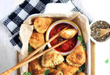 Ravioli croccanti al forno