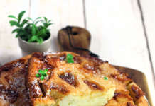 Torta di cocco e mele