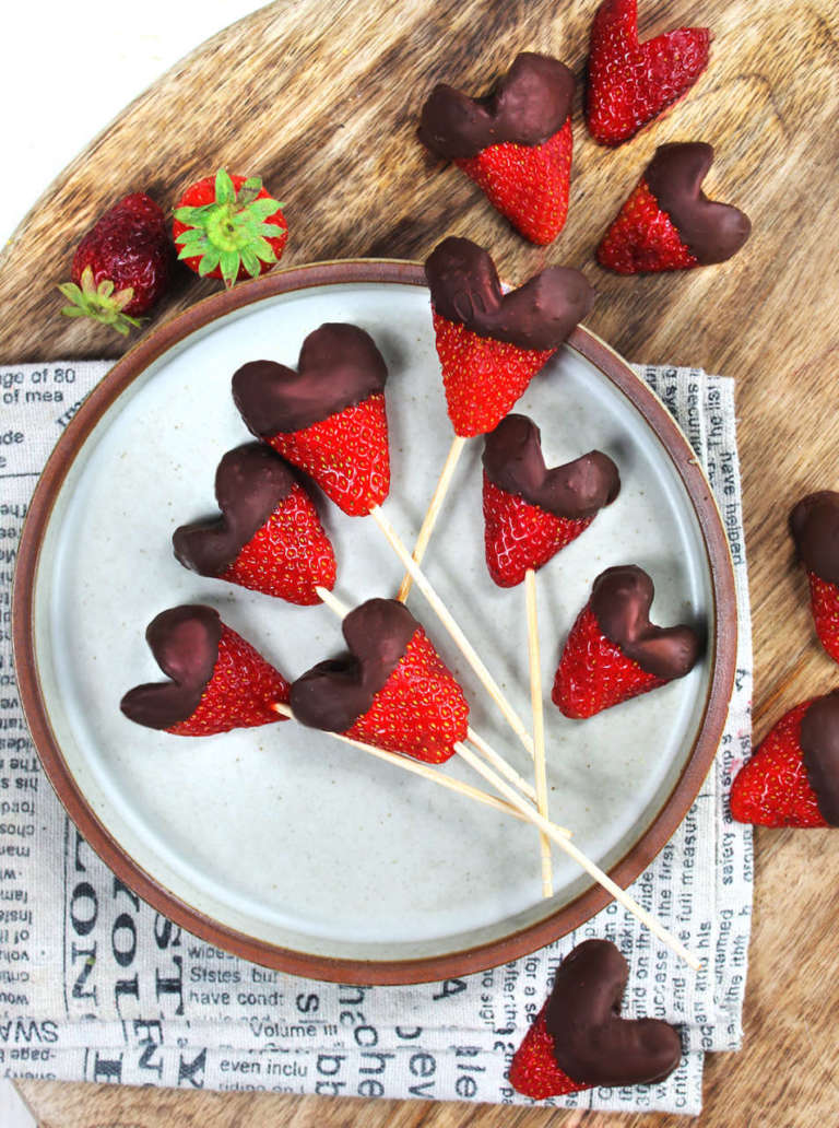 fragole-cuore-cioccolato Fragole cuore di cioccolato