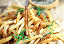 Patatine stick al rosmarino