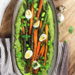 Salsa verde di piselli e fave