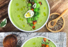 Vellutata di piselli e fave