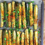 Zucchine velocissime al forno