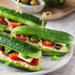 Panini di cetriolo ripieni