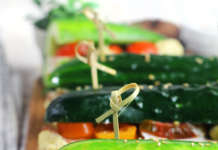 Panini di cetriolo ripieni